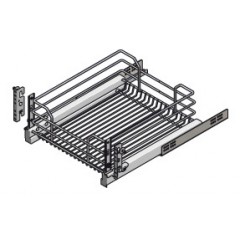 CESTELLO CASSETTO CON FONDO GRIGLIATO INOXA 40X45