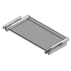 RIPIANO GRIGLIATO ESTRAIBILE CON DISTANZIALI INOXA 45X50