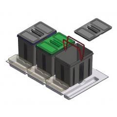 CONTENITORI PER RACCOLATA DIFFERENZIATA INOXA 97DB/903