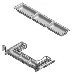 VASCHETTA PORTASPUGNE PER CESTELLI SOTTOLAVELLO INOXA 99/90