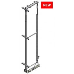 MECCANISMO COLONNA ESTRAIBILE CON GUIDE TELESCOPICHE INOXA 30X50