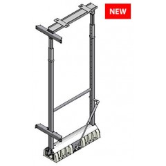 MECCANISMO COLONNA ESTRAIBILE CON GUIDE TELESCOPICHE INOXA 45X45