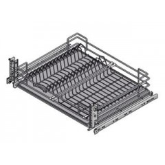 SCOLAPIATTI PER BASE ESTRAIBILE INOXA 60X45
