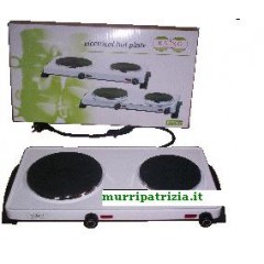 FORNELLO 2 PIASTRE 1500W KAIKO M01021211