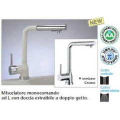 MISCELATORE MONOCOMANDO PLADOS  ELETTRA ELMIX CROMO 