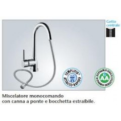 MISCELATORE MONOCOMANDO PLADOS  ELETTRA CROMO 