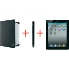 CUSTODIA IN ECOPELLE APPLE IPAD BELKIN NUOVI IPAD STARTER KIT