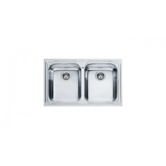 LAVELLO 2 VASCHE FRANKE LLX 620-79 LOGICA LINE FAST INOX SATINATO 8589383