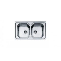 LAVELLO 2 VASCHE FRANKE OLX620-86 ONDA LINE FAST INOX SATINATO 8889551