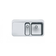 LAVELLO 2 VASCHE FRANKE SNX251 SINOS -INCASSO/SEMIFILO INOX SATINATO 97977487