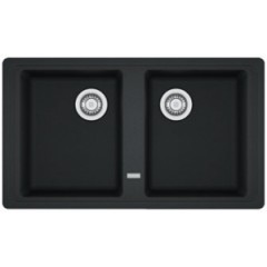 LAVELLO 2 VASCHE FRANKE BOSTON BFG 620 NERO 9899985