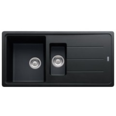 LAVELLO 2 VASCHE FRANKE BOSTON BFG 651 NERO 9899896