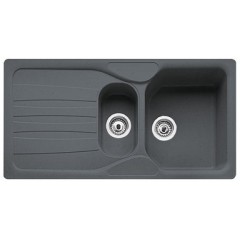 LAVELLO 2 VASCHE  FRANKE COG 651 CALYPSO GRAFITE 9899206