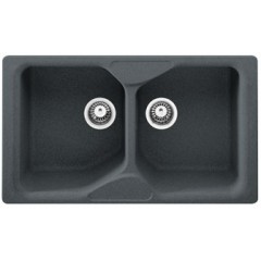 LAVELLO 2 VASCHE FRANKE COG 620 CALYPSO GRAFITE 9899208