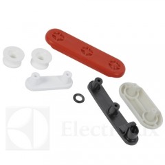 KIT SUPPORTO CON RUOTE CESTELLO REX ELECTROLUX ORIGINALE 50221870004