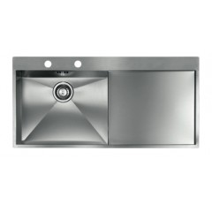 LAVELLO DA INCASSO 1 VASCA SMALVIC 1013474015 LAV. FILOQUADRA IX 3&rdquo; INC. 100 1VD