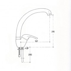 MISCELATORE CROLLA ONDINE PLUS SATINATO ART. 8420C SA