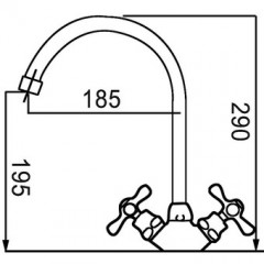 MISCELATORE CROLLA CUSIO NERO ART. 900 B