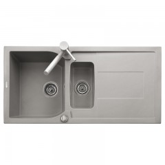 LAVELLO PLADOS 2 VASCHE 99X50 ULTRAMETAL COLORI SPECIALI CORAX 99.15