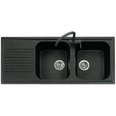 LAVELLO PLADOS 2 VASCHE 116x50 MICROULTRAGRANIT COLORI SPECIALI ATLANTIC 116.20