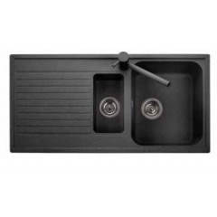 LAVELLO PLADOS 2 VASCHE 99x50 MICROULTRAGRANIT ATLANTIC 99.15