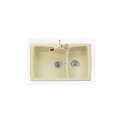 LAVELLO PLADOS 2 VASCHE 79X50 ULTRAQUARTZ COLORI TRADIZIONALI HARMONY 79.20