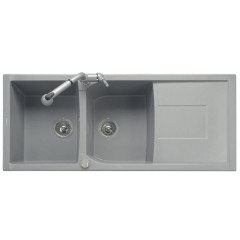 LAVELLO PLADOS 2 VASCHE 116X50 ULTRAMETAL CORAX 116.20