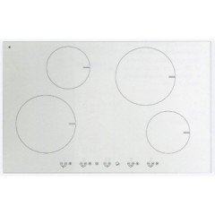 PIANO COTTURA AD INDUZIONE PLADOS PBIL74GT CRISTALLO BIANCO