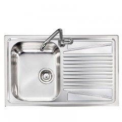 LAVELLO 1 VASCA DA INCASSO PLADOS IN ACCIAIO INOX OLYMPUS CO07911 ANTIGRAFFIO