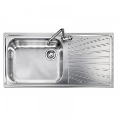 LAVELLO 1 VASCA DA INCASSO PLADOS IN ACCIAIO INOX VINTAGE VI10012 SATINATO