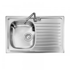 LAVELLO 1 VASCA DA INCASSO PLADOS IN ACCIAIO INOX PREMIUM MO07912 SPAZZOLATO