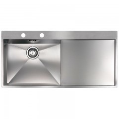 LAVELLO 1 VASCA DA INCASSO PLADOS IN ACCIAIO INOX MAKI MK10011 SATINATO