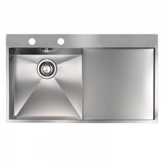 LAVELLO 1 VASCA DA INCASSO PLADOS IN ACCIAIO INOX MAKI MK08611 SATINATO