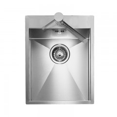 LAVELLO 1 VASCA DA INCASSO PLADOS IN ACCIAIO INOX MAKI MK03800 SATINATO