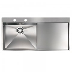 LAVELLO 1 VASCA DA INCASSO PLADOS IN ACCIAIO INOX MAKI SLIM SL07721 SATINATO