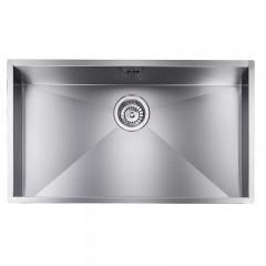 LAVELLO 1 VASCA DA INCASSO PLADOS IN ACCIAIO INOX MAKI SLIM SL07700 SATINATO