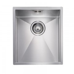LAVELLO 1 VASCA DA INCASSO PLADOS IN ACCIAIO INOX MAKI SLIM SL03901 SATINATO