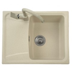 LAVELLO PLADOS 1 VASCA 61,5X50 MICROULTRAGRANIT ROXANA 61.10