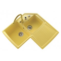 LAVELLO PLADOS 2 VASCHE 83X50 ULTRAMETAL HARMONY 83.20