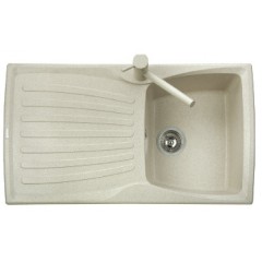 LAVELLO PLADOS 1 VASCA 86X50 MICROULTRAGRANIT ONDA 86.10