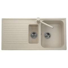 LAVELLO PLADOS 2 VASCHE 99X50 ULTRAQUARTZ ATLANTIC 99.15