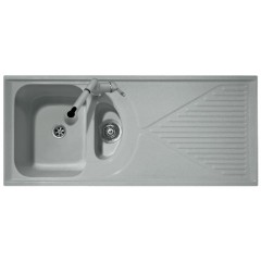 LAVELLO PLADOS 2 VASCHE 116X50 ULTRAMETAL UNIVERSO 116.15