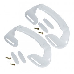 KIT 2 MANIGLIE FRIGORIFERO BIANCHE UNIVERSALE 00542189AS