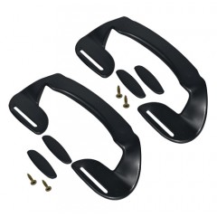 KIT 2 MANIGLIE FRIGORIFERO NERE UNIVERSALE 00542190AS