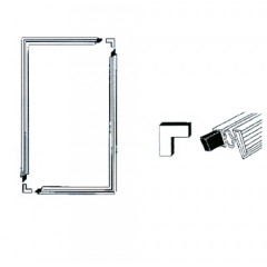 KIT GUARNIZIONE FRIGORIFERO UNIVERSALE 00122049AS