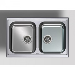 LAVELLO 2 VASCHE 79X51 ARISTON HOTPOINT SC79W2XHA