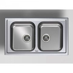 LAVELLO 2 VASCHE 86X51 ARISTON HOTPOINT SC 86W2 AX HA