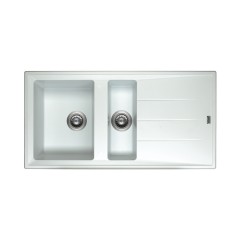 LAVELLO 2 VASCHE 100X51 ARISTON HOTPOINT SK 100C2 WH HA