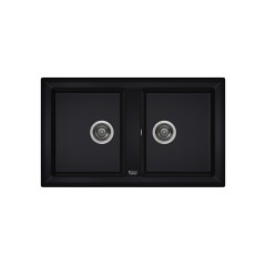 LAVELLO 2 VASCHE 86X51 ARISTON HOTPOINT SK 86C2 BK HA