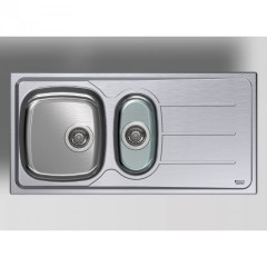 LAVELLO 2 VASCHE 100X50 ARISTON HOTPOINT SN100M2SXHA